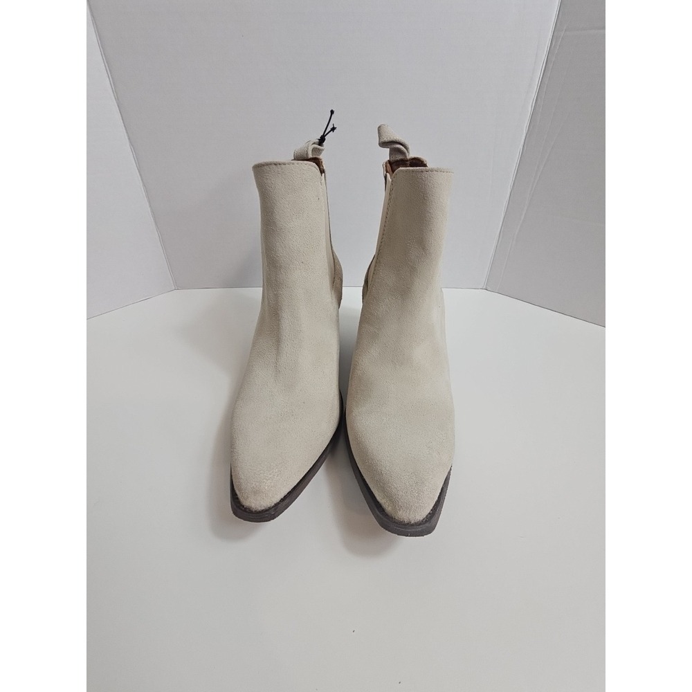 Ariat Women's Bradley Western Chelsea Boot Cloud White leather. Size 9B - Picture 14 of 14